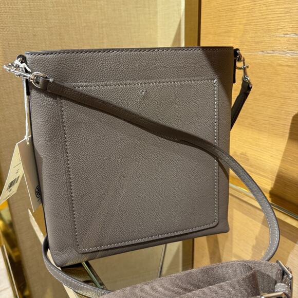 Last 2 ‼️Tory Burch 170475 Thea Swingpack Crossbody Wild Mushroom $450 - Picture 6 of 16